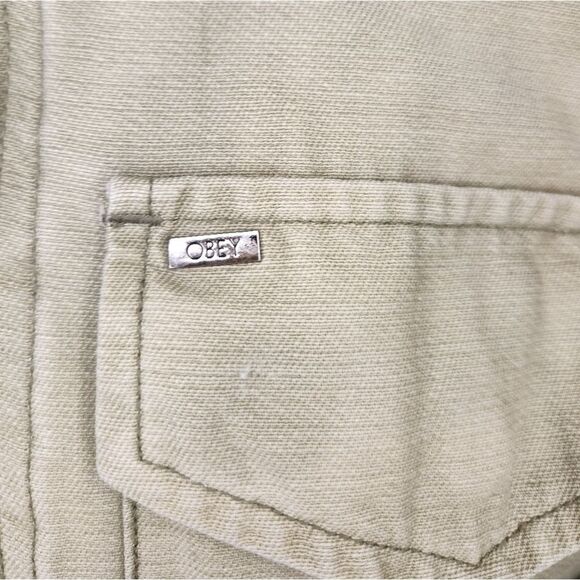OBEY Vintage Green Cargo Jacket - Picture 13 of 16